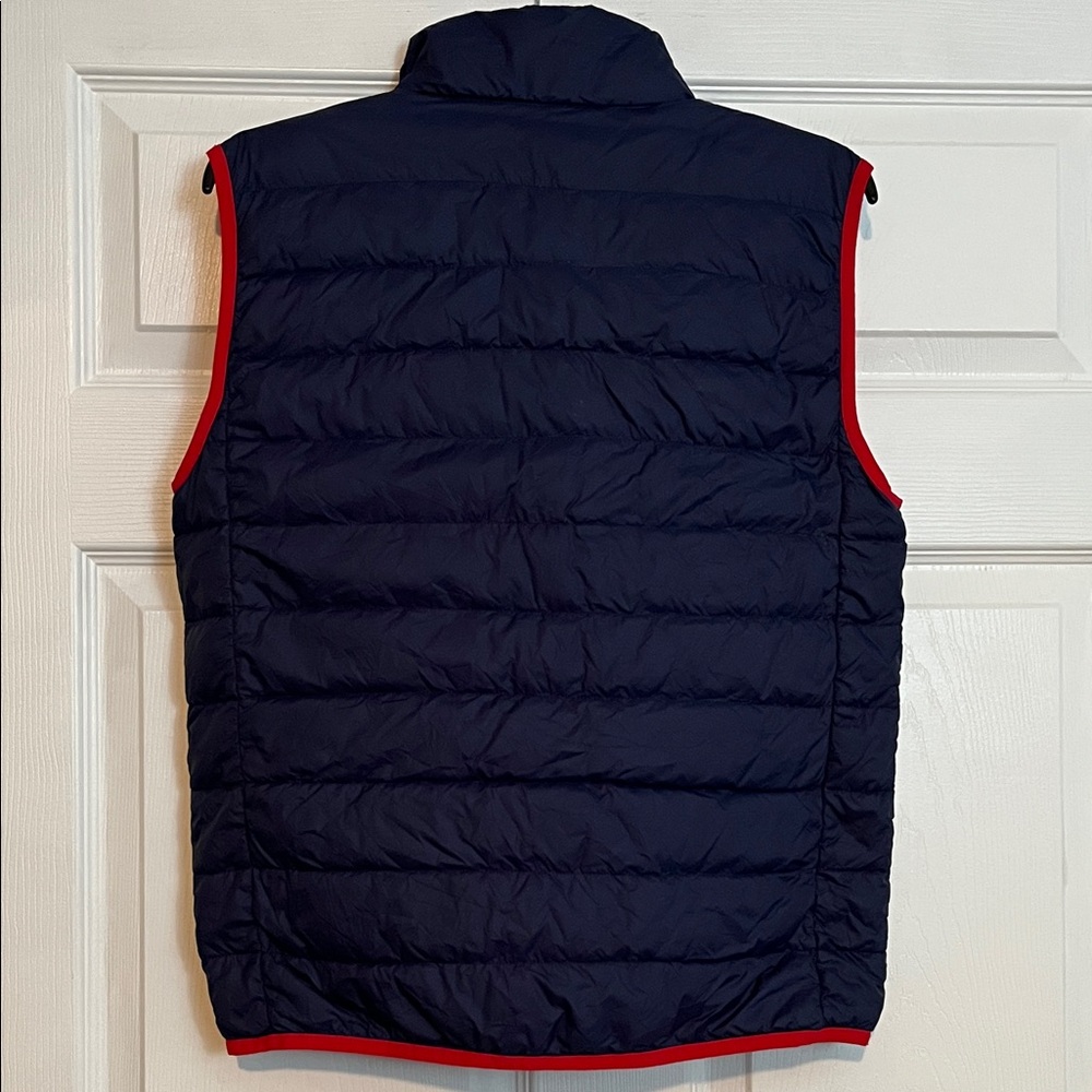 32 Degrees Down Vest - Boys M (10/12) - Navy Blue and Red Lightweight Puffer - Picture 3 of 10